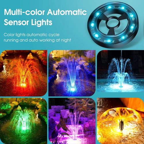 Poposoap rgb pond filter with - filter,