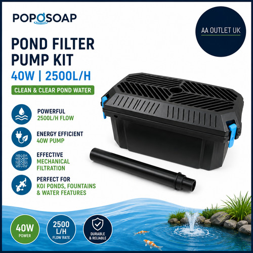 Popsoap pond filter - pump, kit