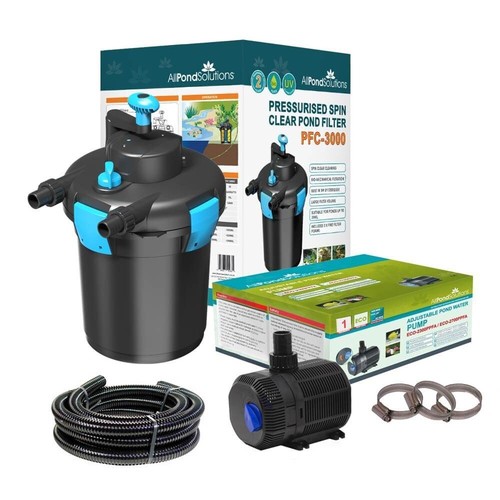 Pressurised koi pond - pressurised,
