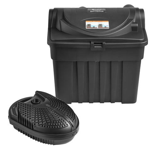 Swell pond filter - pond, box