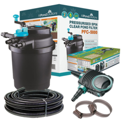 Pressurised koi pond filter - pressurised,